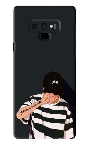 Aesthetic Boy Samsung Galaxy Note 9 Back Skin Wrap