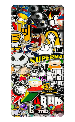 Sticker Bomb Samsung Galaxy Note 9 Back Skin Wrap