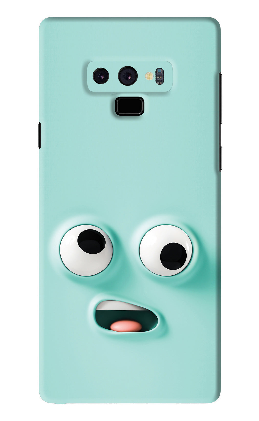 Silly Face Cartoon Samsung Galaxy Note 9 Back Skin Wrap