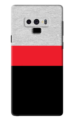 Tri Color Pattern Samsung Galaxy Note 9 Back Skin Wrap