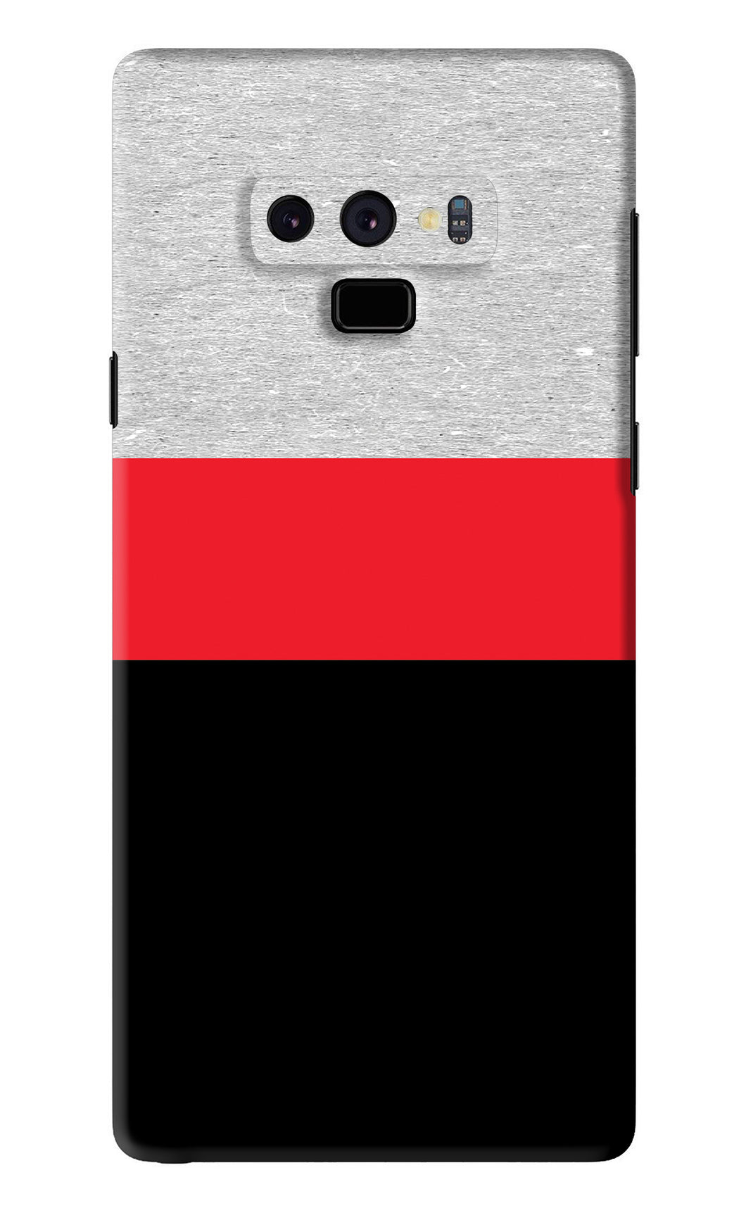 Tri Color Pattern Samsung Galaxy Note 9 Back Skin Wrap