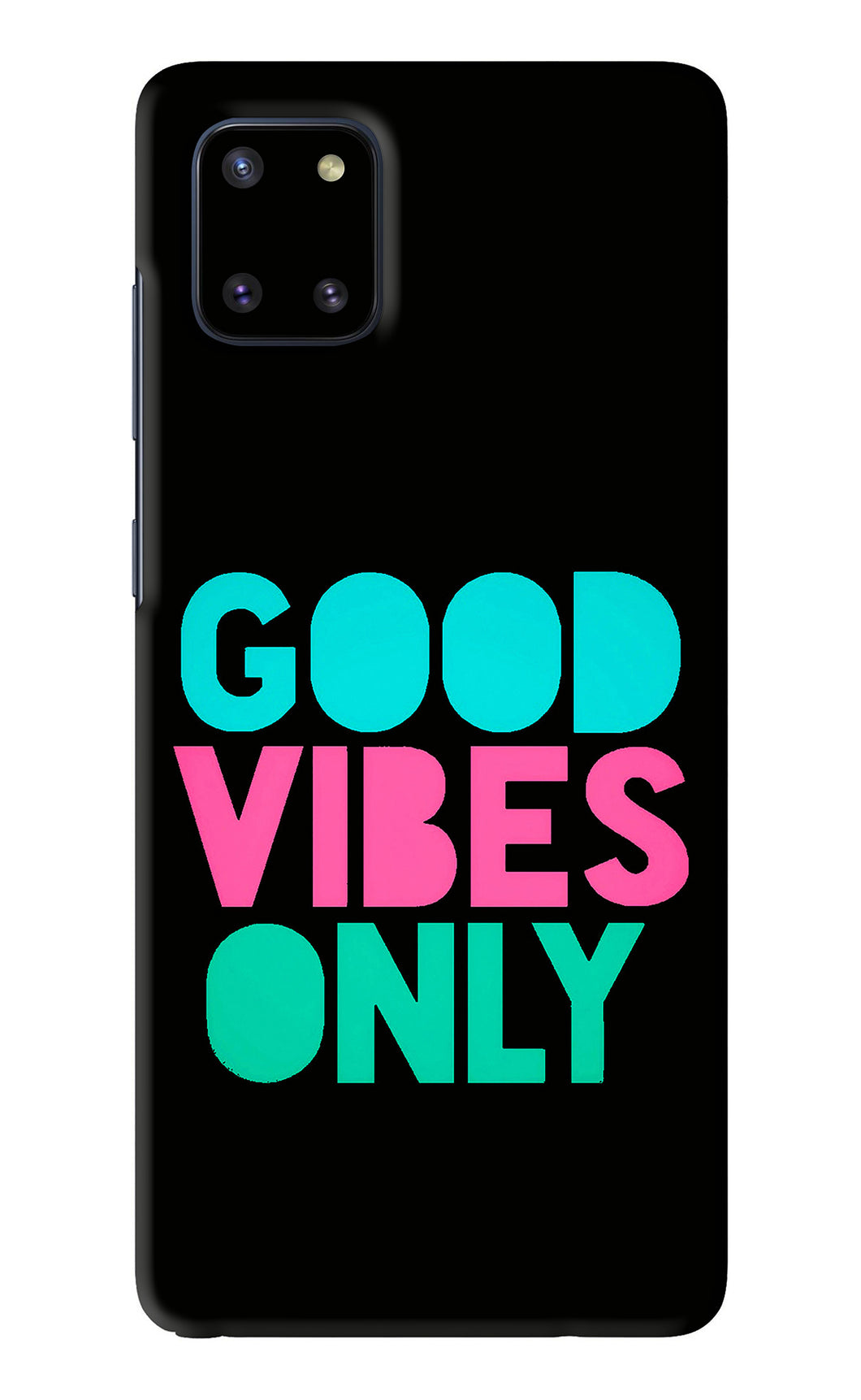 Quote Good Vibes Only Samsung Galaxy Note 10 Lite Back Skin Wrap