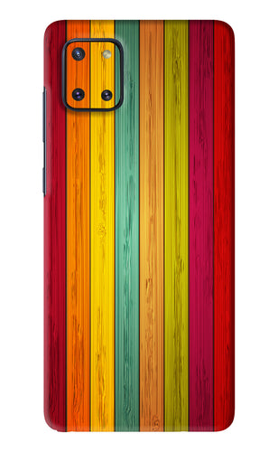 Multicolor Wooden Samsung Galaxy Note 10 Lite Back Skin Wrap