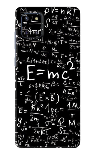Physics Albert Einstein Formula Samsung Galaxy Note 10 Lite Back Skin Wrap