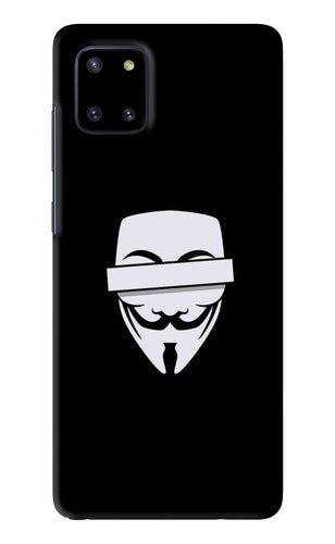 Anonymous Face Samsung Galaxy Note 10 Lite Back Skin Wrap
