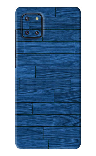 Blue Wooden Texture Samsung Galaxy Note 10 Lite Back Skin Wrap