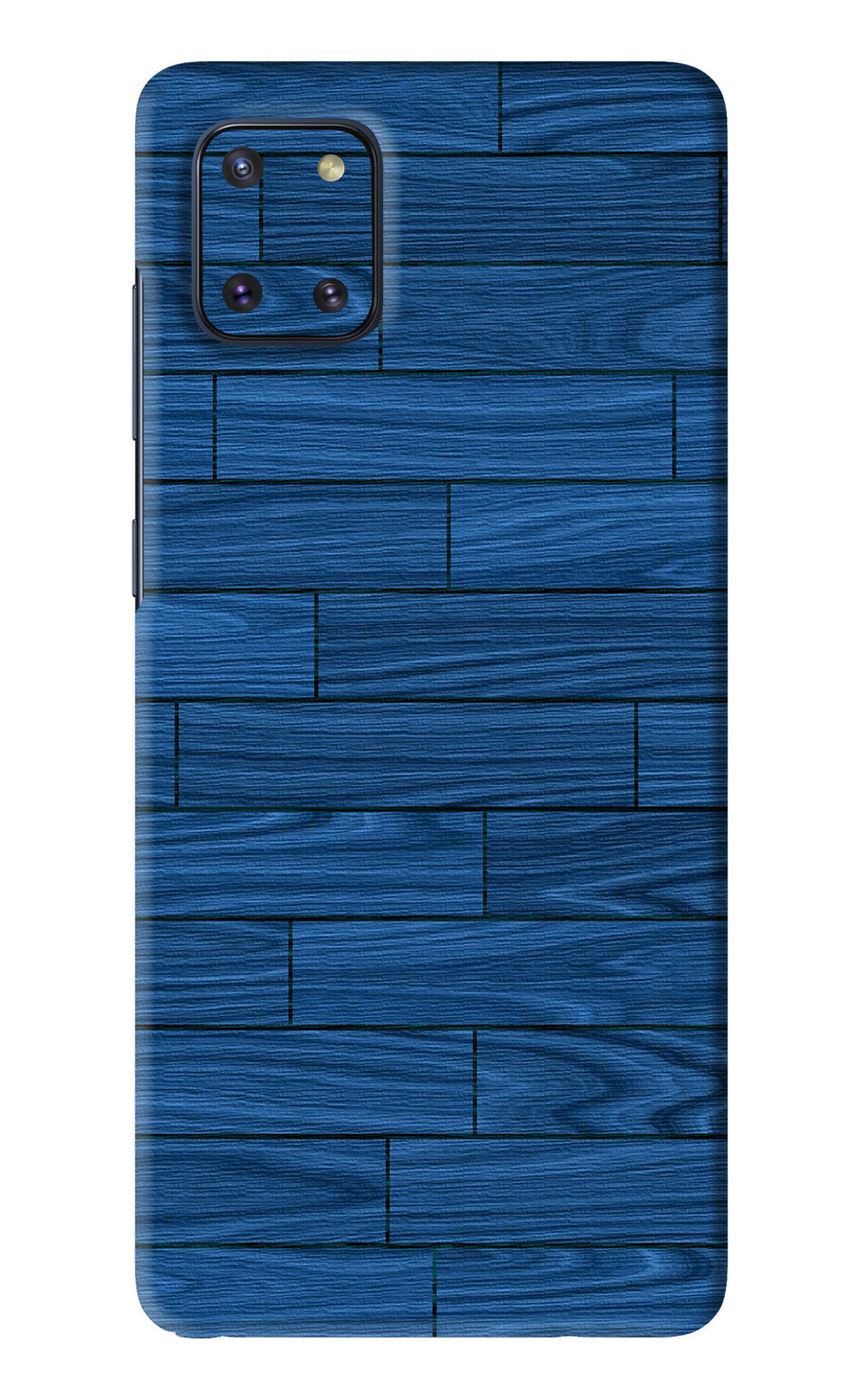 Blue Wooden Texture Samsung Galaxy Note 10 Lite Back Skin Wrap
