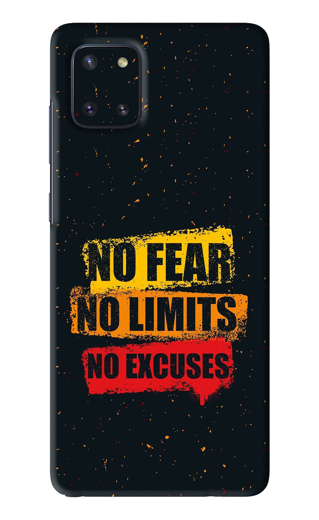 No Fear No Limits No Excuses Samsung Galaxy Note 10 Lite Back Skin Wrap