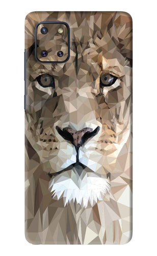 Lion Art Samsung Galaxy Note 10 Lite Back Skin Wrap