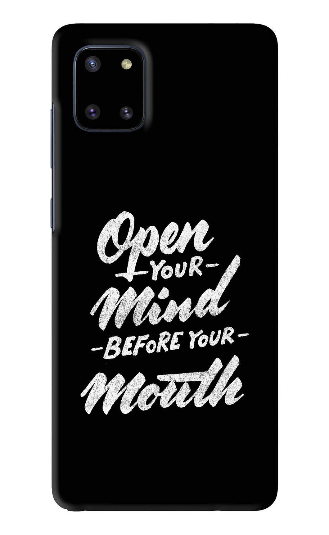 Open Your Mind Before Your Mouth Samsung Galaxy Note 10 Lite Back Skin Wrap