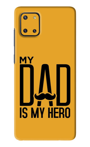 My Dad Is My Hero Samsung Galaxy Note 10 Lite Back Skin Wrap