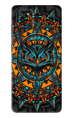 Angry Owl Art Samsung Galaxy Note 10 Lite Back Skin Wrap