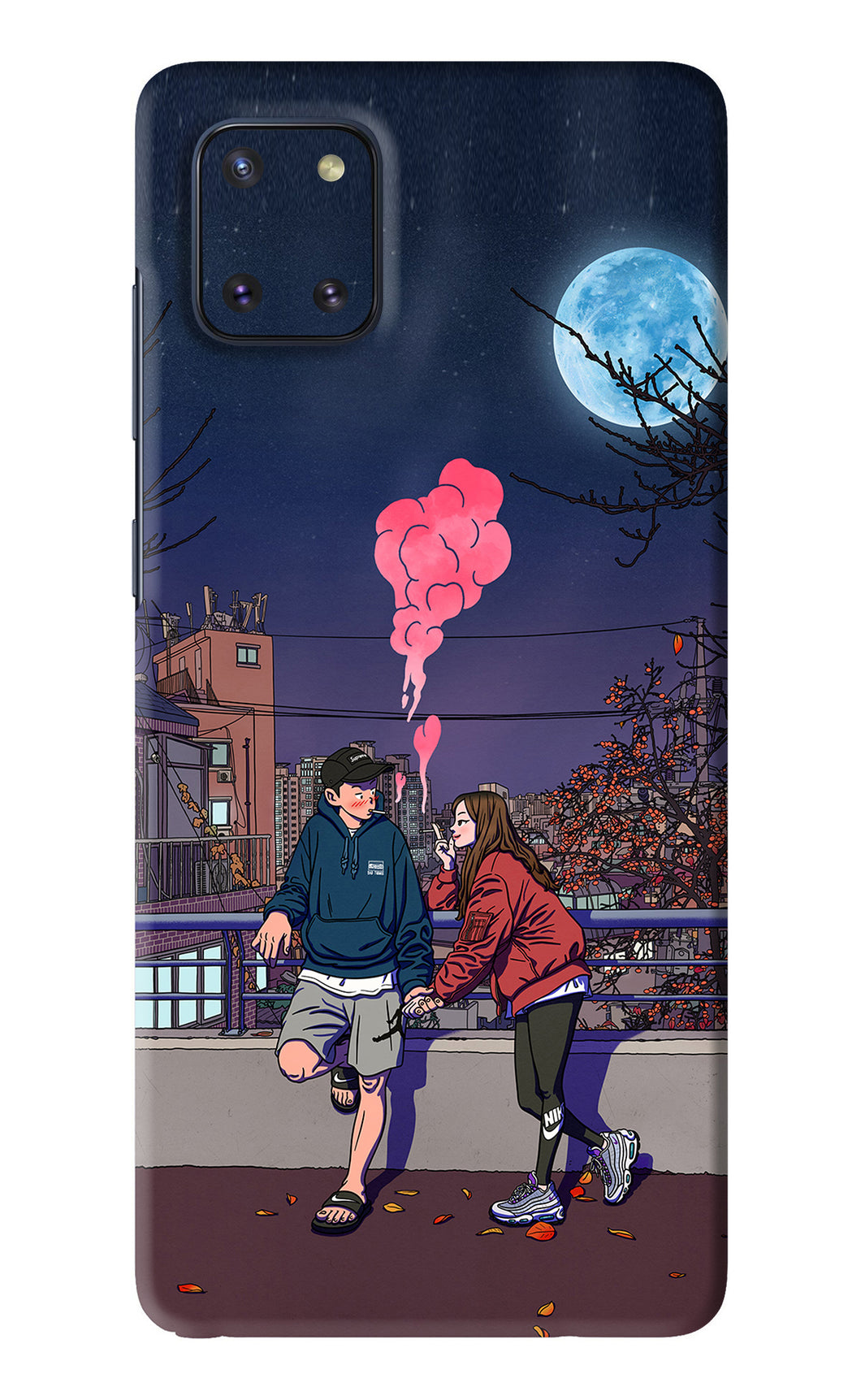 Chilling Couple Samsung Galaxy Note 10 Lite Back Skin Wrap