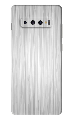 Wooden Grey Texture Samsung Galaxy S10 Plus Back Skin Wrap