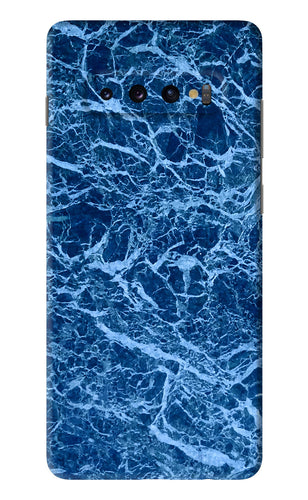 Blue Marble Samsung Galaxy S10 Plus Back Skin Wrap