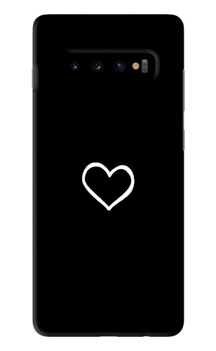 Heart Samsung Galaxy S10 Plus Back Skin Wrap