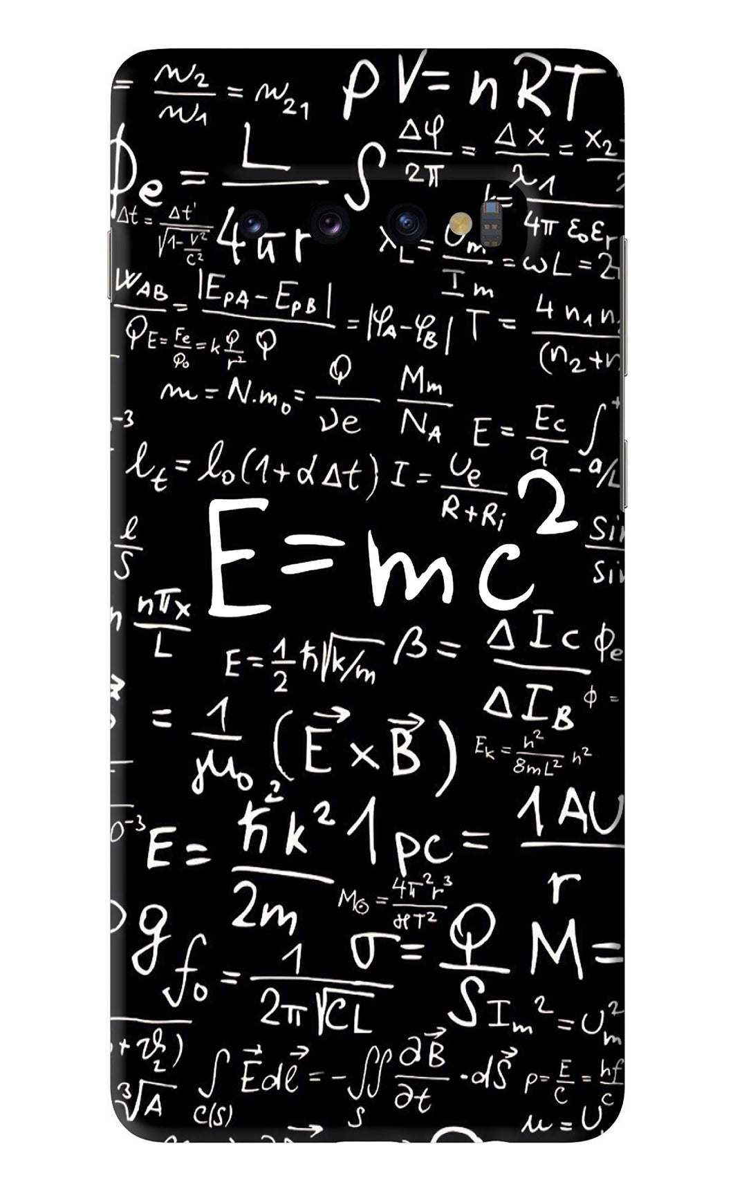 Physics Albert Einstein Formula Samsung Galaxy S10 Plus Back Skin Wrap