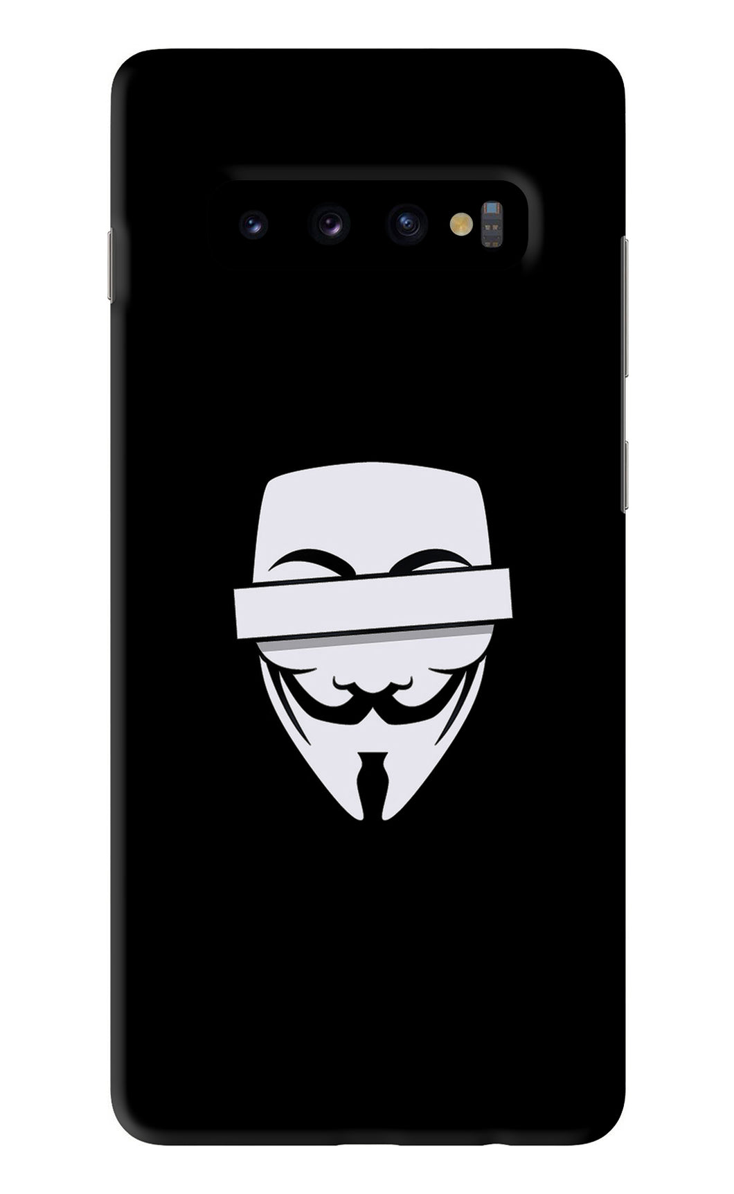 Anonymous Face Samsung Galaxy S10 Plus Back Skin Wrap