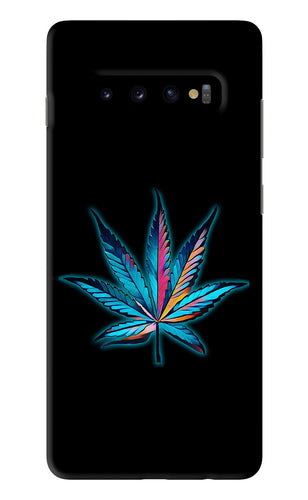 Weed Samsung Galaxy S10 Plus Back Skin Wrap