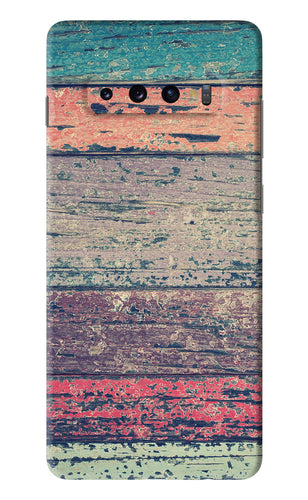 Colourful Wall Samsung Galaxy S10 Plus Back Skin Wrap
