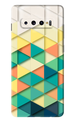 Abstract 1 Samsung Galaxy S10 Plus Back Skin Wrap