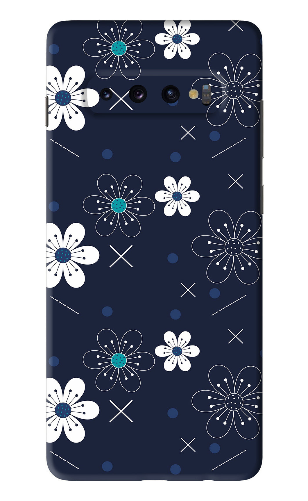 Flowers 4 Samsung Galaxy S10 Plus Back Skin Wrap
