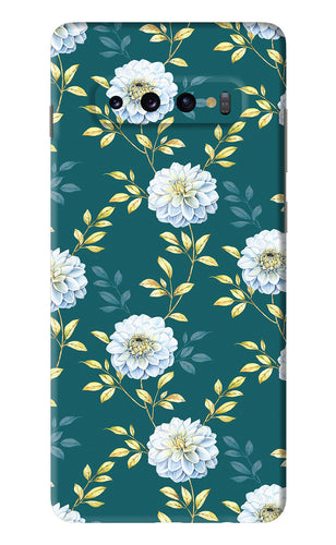 Flowers 5 Samsung Galaxy S10 Plus Back Skin Wrap