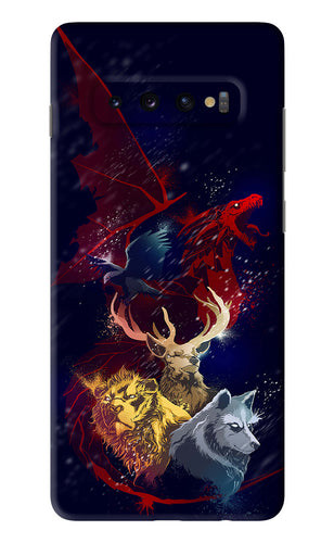 Game Of Thrones Samsung Galaxy S10 Plus Back Skin Wrap