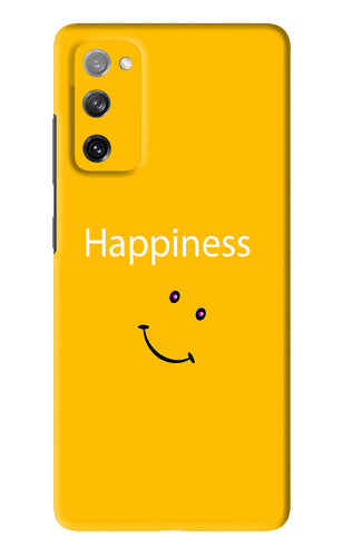 Happiness With Smiley Samsung Galaxy S20 FE Back Skin Wrap