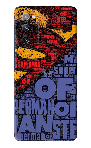 Superman Samsung Galaxy S20 FE Back Skin Wrap