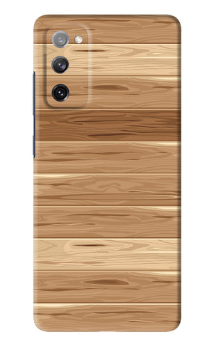 Wooden Vector Samsung Galaxy S20 FE Back Skin Wrap