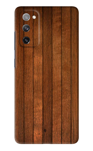 Wooden Artwork Bands Samsung Galaxy S20 FE Back Skin Wrap