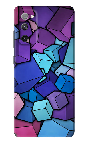 Cubic Abstract Samsung Galaxy S20 FE Back Skin Wrap