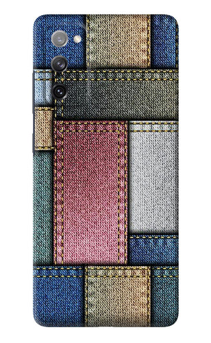 Multicolor Jeans Samsung Galaxy S20 FE Back Skin Wrap