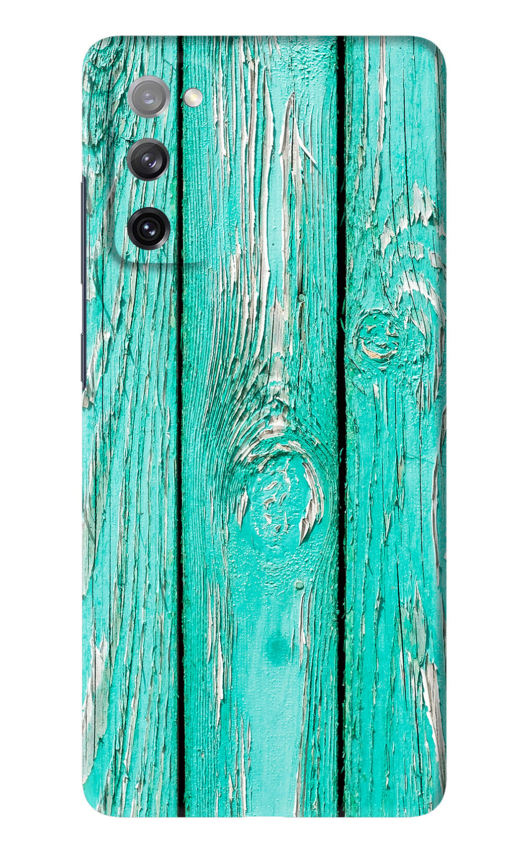 Blue Wood Samsung Galaxy S20 FE Back Skin Wrap