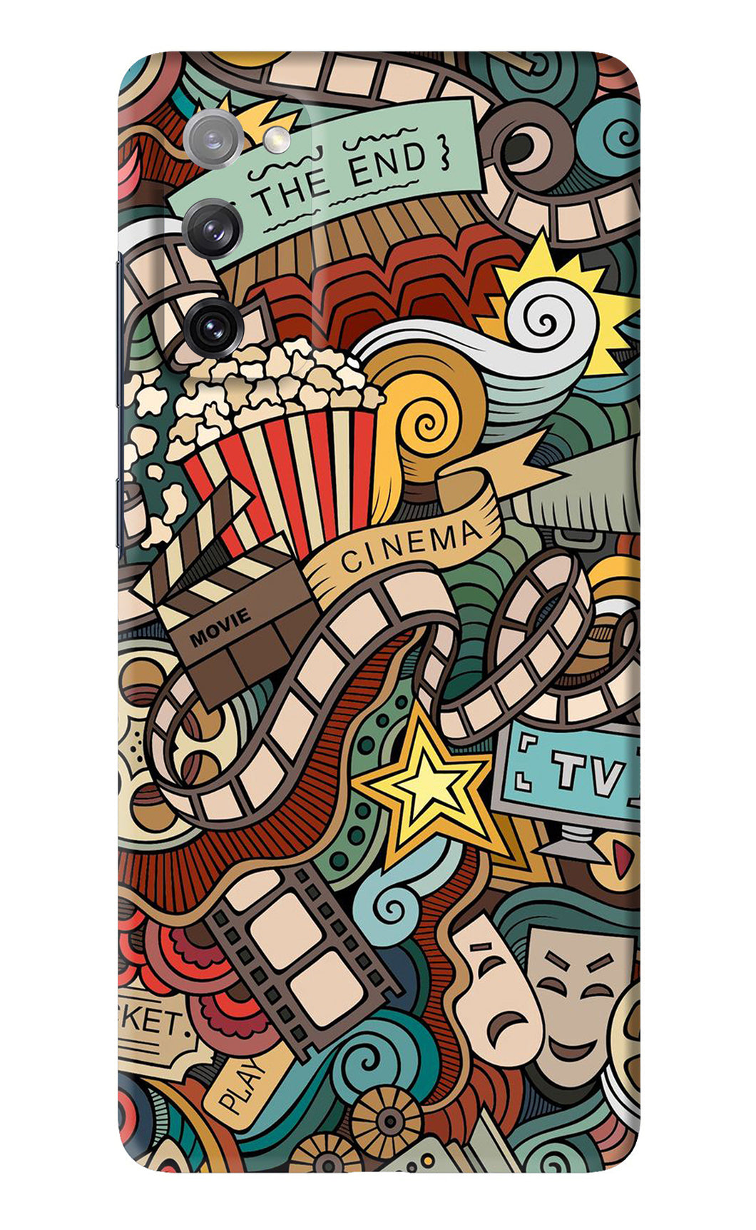 Cinema Abstract Samsung Galaxy S20 FE Back Skin Wrap