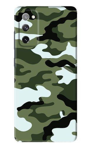 Camouflage 1 Samsung Galaxy S20 FE Back Skin Wrap