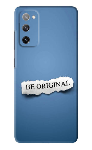 Be Original Samsung Galaxy S20 FE Back Skin Wrap
