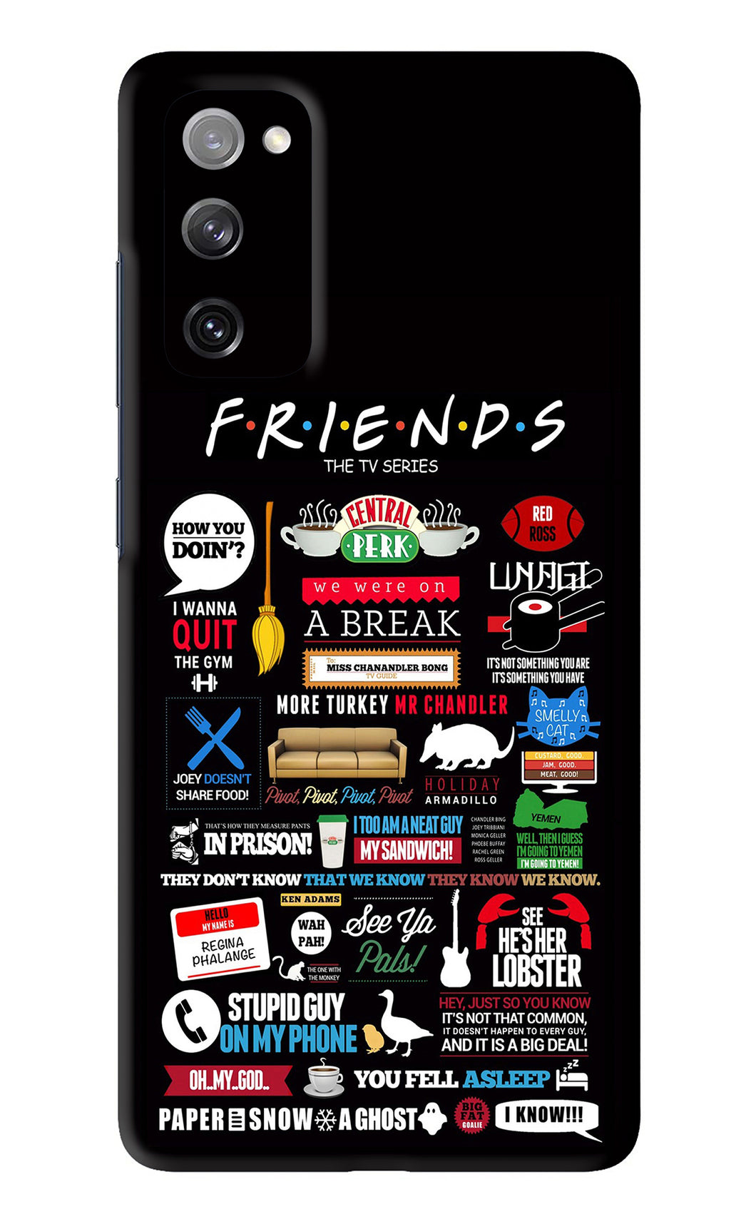 FRIENDS Samsung Galaxy S20 FE Back Skin Wrap