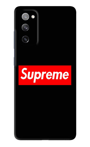 Supreme Samsung Galaxy S20 FE Back Skin Wrap