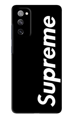 Supreme 1 Samsung Galaxy S20 FE Back Skin Wrap