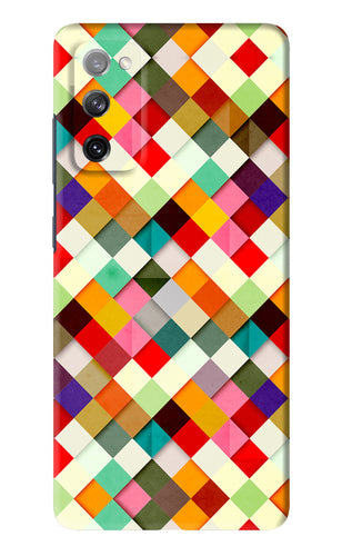Geometric Abstract Colorful Samsung Galaxy S20 FE Back Skin Wrap