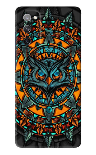 Angry Owl Art Samsung Galaxy S20 FE Back Skin Wrap