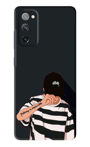 Aesthetic Boy Samsung Galaxy S20 FE Back Skin Wrap