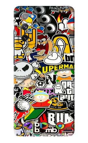 Sticker Bomb Samsung Galaxy S20 FE Back Skin Wrap