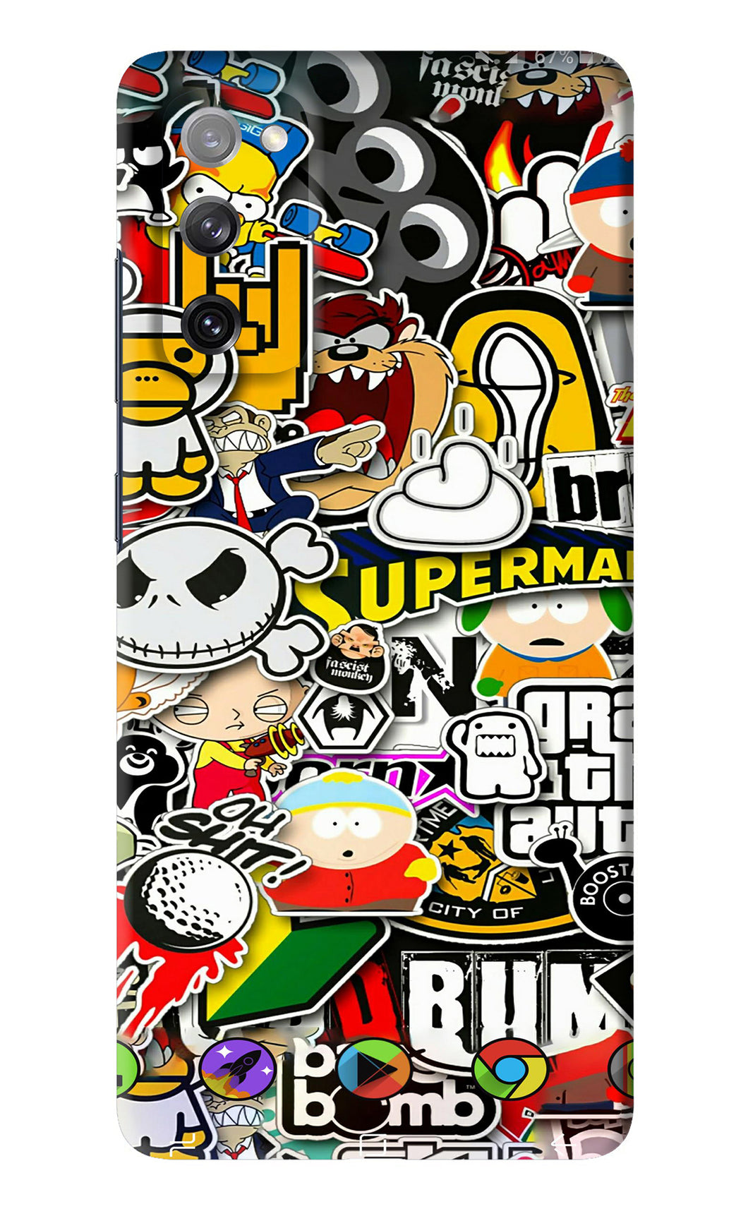 Sticker Bomb Samsung Galaxy S20 FE Back Skin Wrap