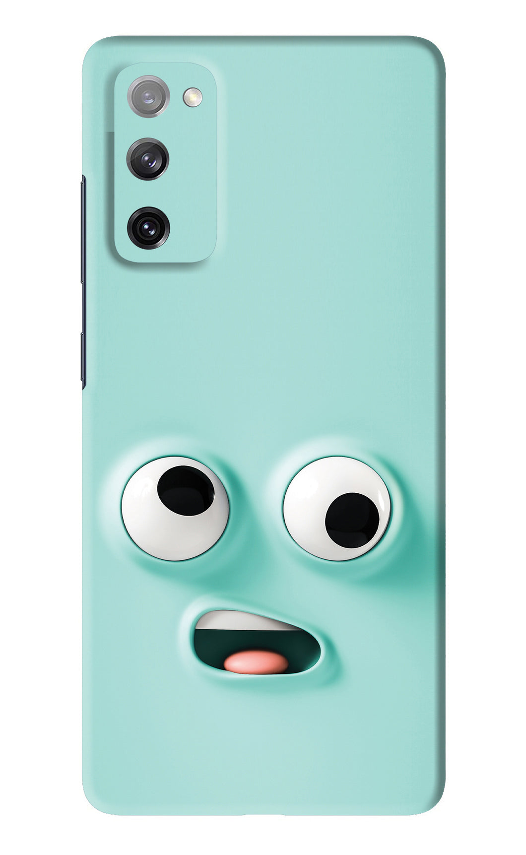 Silly Face Cartoon Samsung Galaxy S20 FE Back Skin Wrap