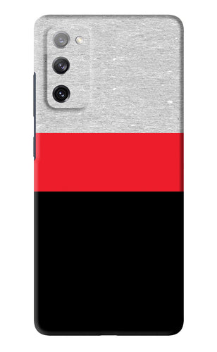 Tri Color Pattern Samsung Galaxy S20 FE Back Skin Wrap