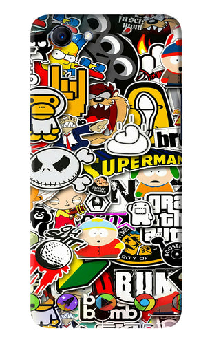 Sticker Bomb Realme 1 Back Skin Wrap