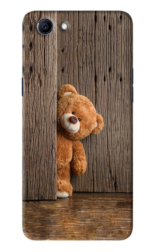 Teddy Wooden Realme 1 Back Skin Wrap